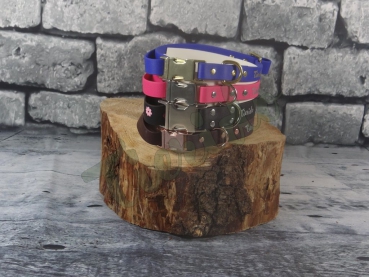 Halsband Metallsteckschließe